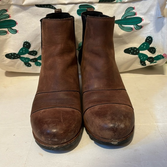 SOREL LEA BOOT BROWN SZ 10.5 - Picture 2 of 6